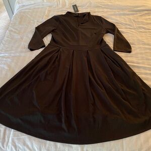 NWT - Effortlessly Chic Black Dress - With Pockets!
